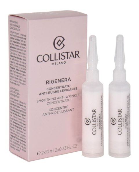 Collistar Rigeneria Smoothing Anti-Wrinkle Concentrate 2 Ampoules X 10ml