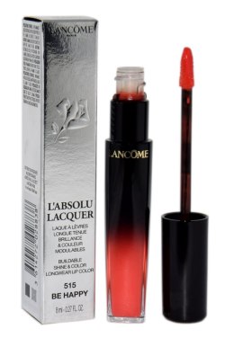 Lancome L`Absolu Lacquer Buildable Shine & Color Longwear Lip Color 515 Be Happy