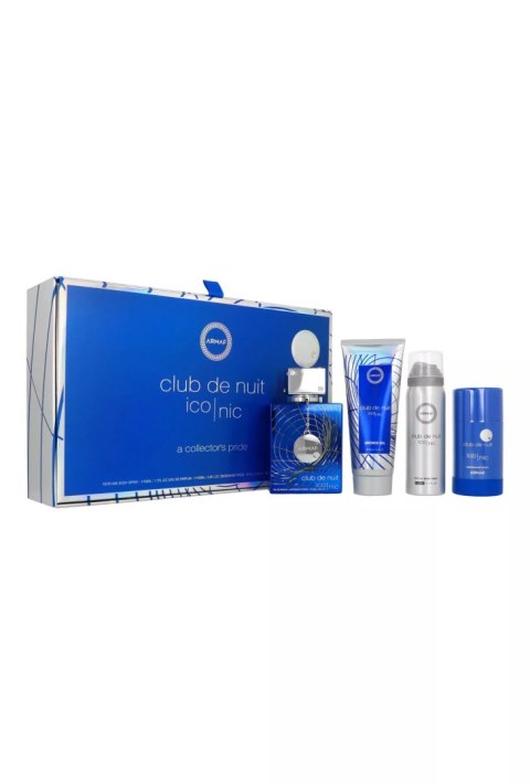 Zestaw Armaf Club de Nuit Iconic Edp 105ml + Body Spray 50ml + Deostick 75g + Shower Gel 100ml