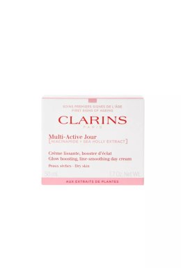 Clarins Multi Active Jour Glow Boosting Line Smoothing Day Cream Dry Skin 50ml