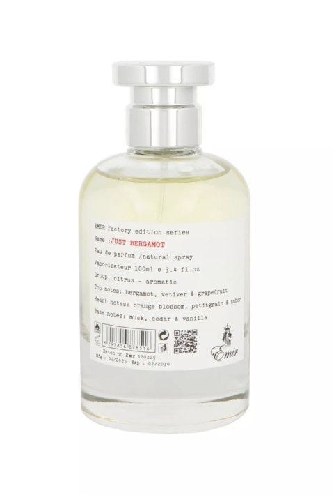 Paris Corner Emir Just Bergamot Factory Edition Edp 100ml