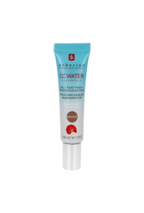 Tester Erborian CC Water A La Centella Skin Perfecting Gel Chocolat 15ml